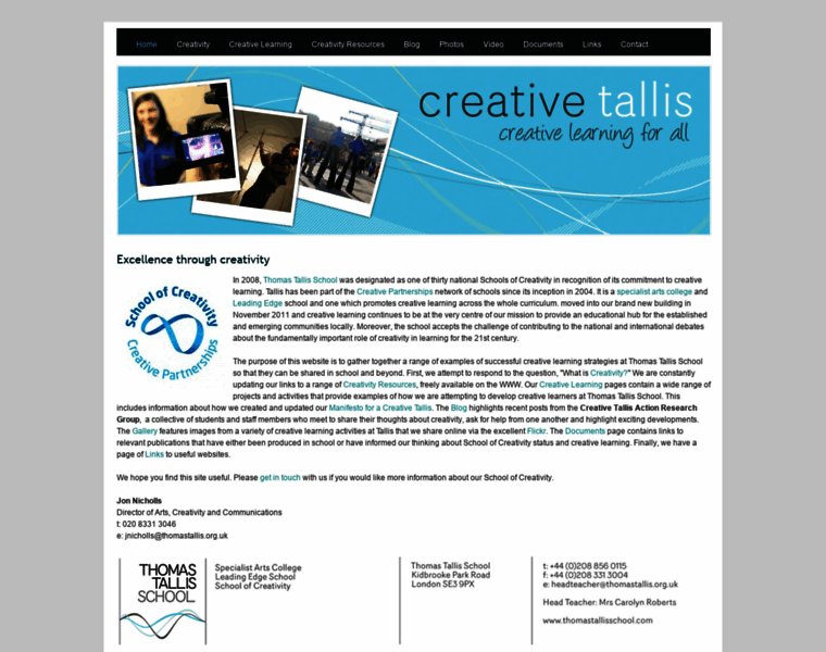 Creativetallis.com thumbnail