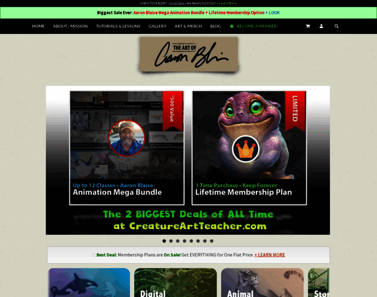 Creatureartteacher.com thumbnail