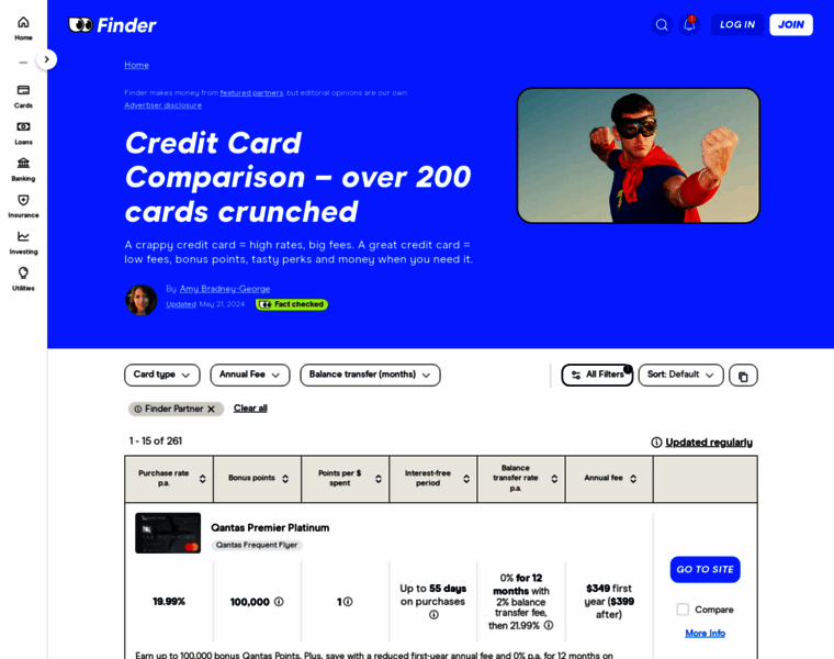 Creditcardfinder.com.au thumbnail