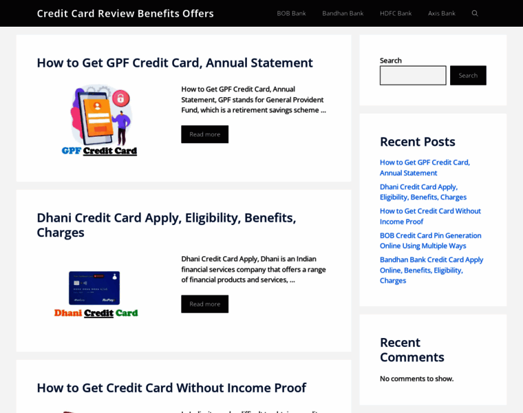 Creditcardstatus.in thumbnail
