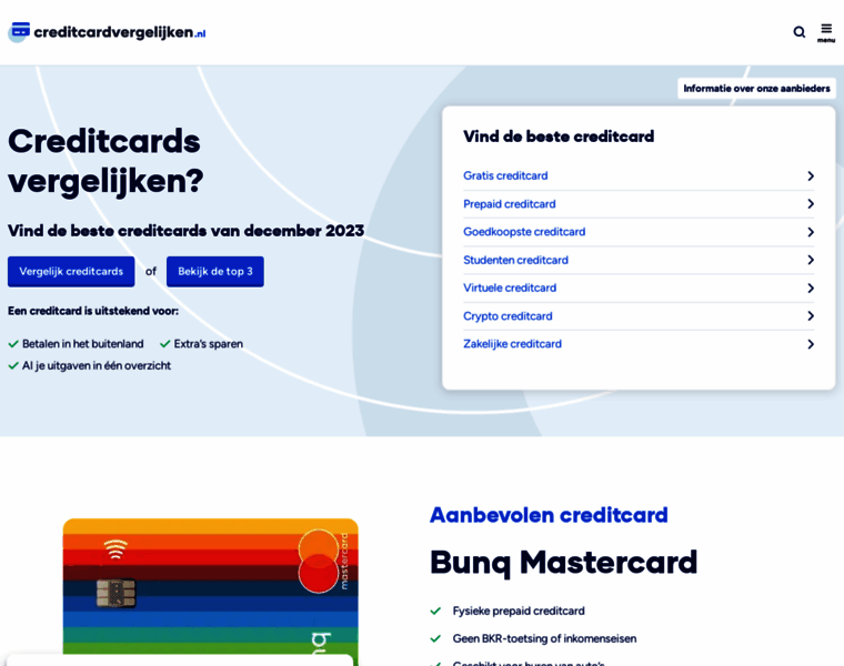 Creditcardvergelijken.nl thumbnail