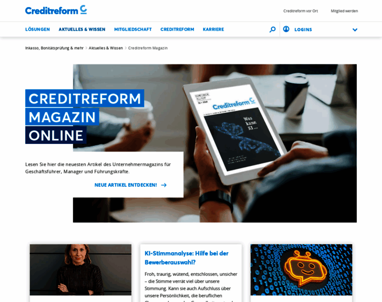 Creditreform-magazin.de thumbnail