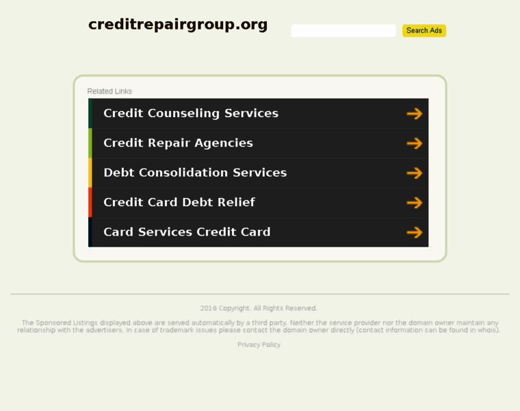 Creditrepairgroup.org thumbnail