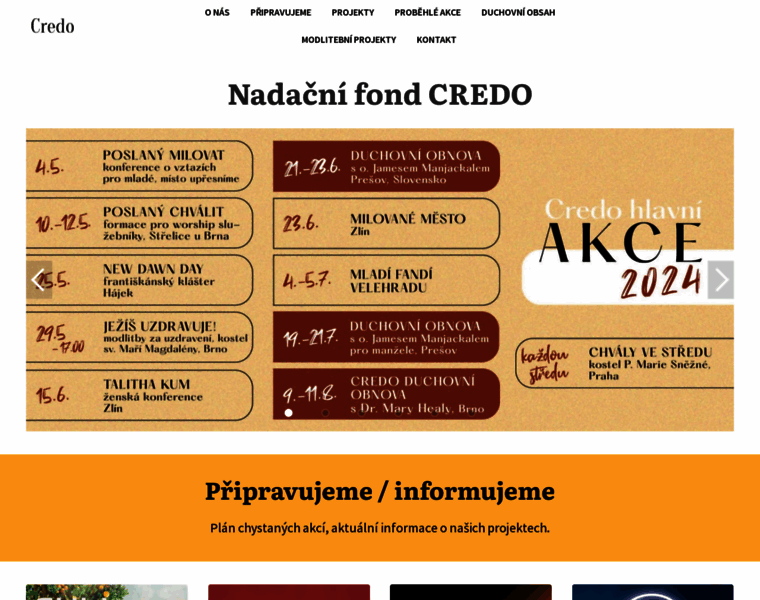 Credonadacnifond.cz thumbnail