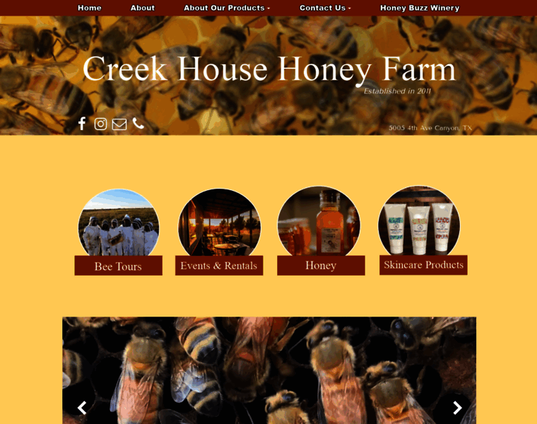 Creekhousehoneyfarm.com thumbnail