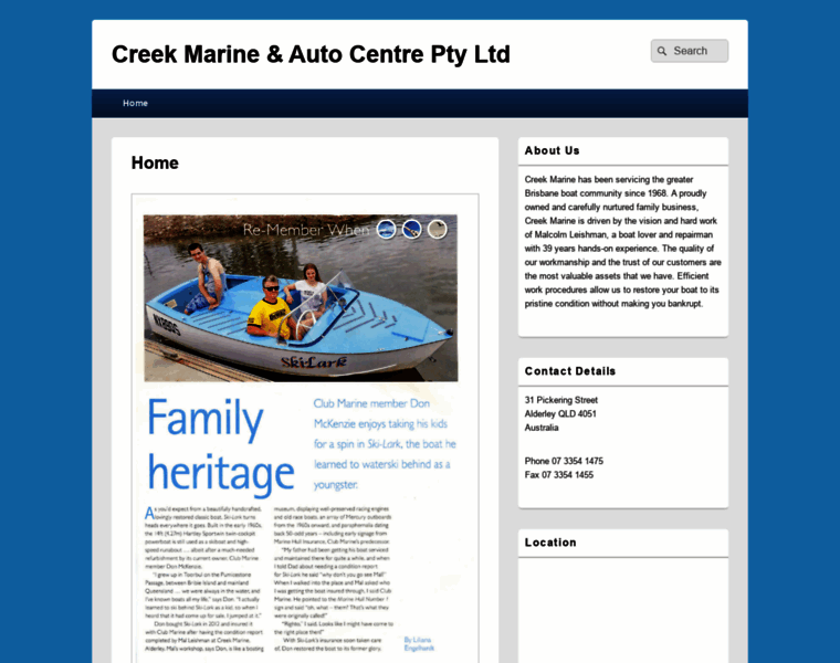 Creekmarine.com.au thumbnail