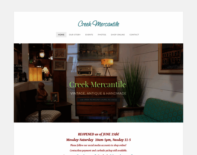 Creekmercantile.com thumbnail