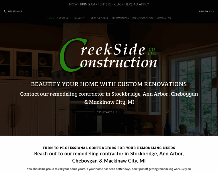 Creeksideconstructionco.com thumbnail