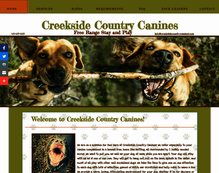 Creeksidecountrycanines.com thumbnail