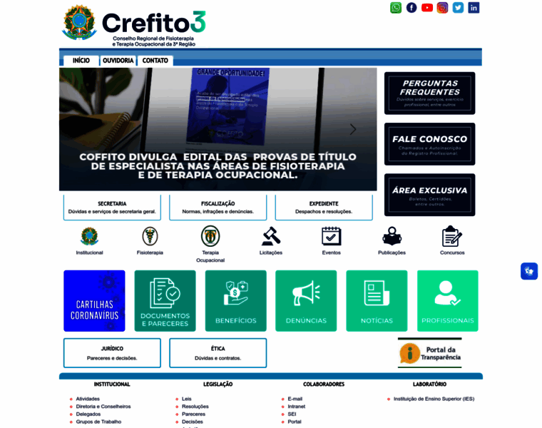 Crefito.com.br thumbnail