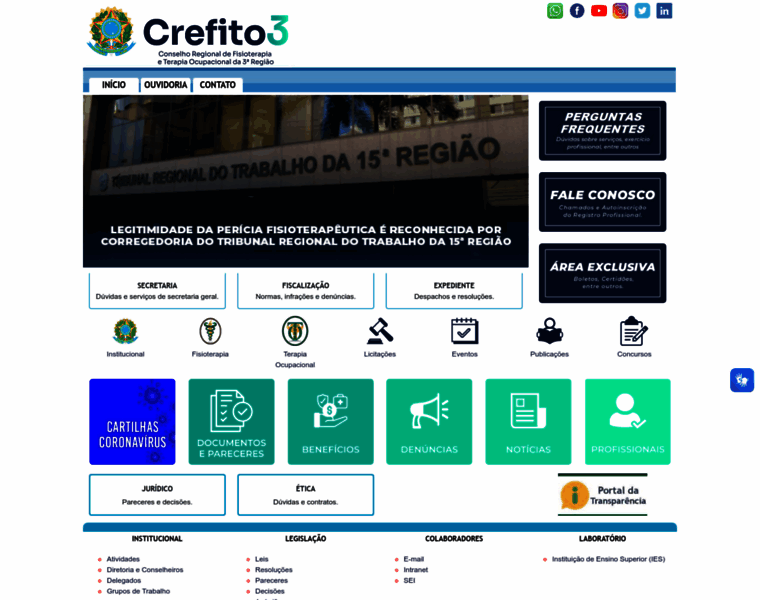 Crefito3.org.br thumbnail