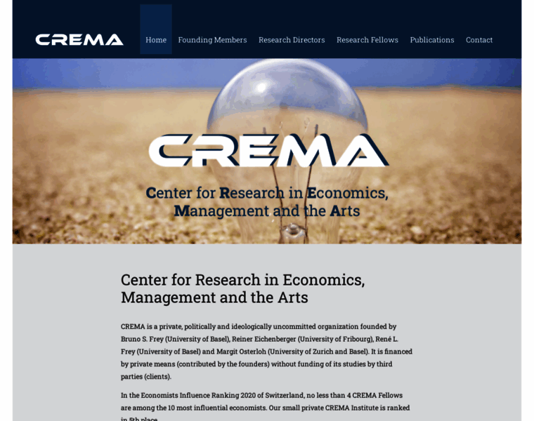 Crema-research.ch thumbnail