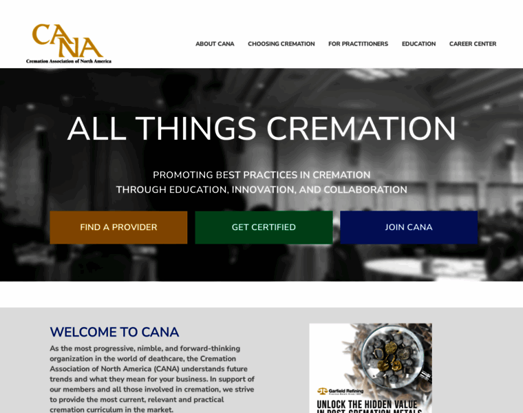 Cremationassociation.org thumbnail