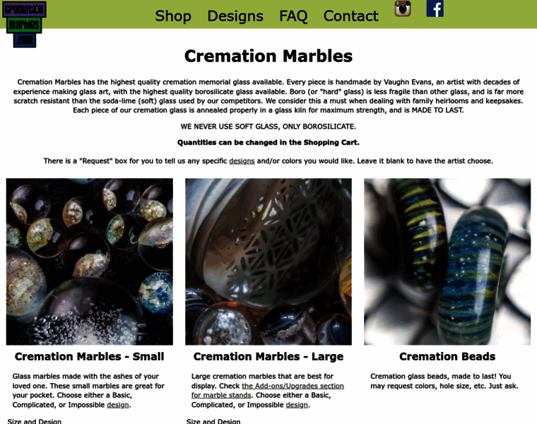 Cremationmarbles.com thumbnail