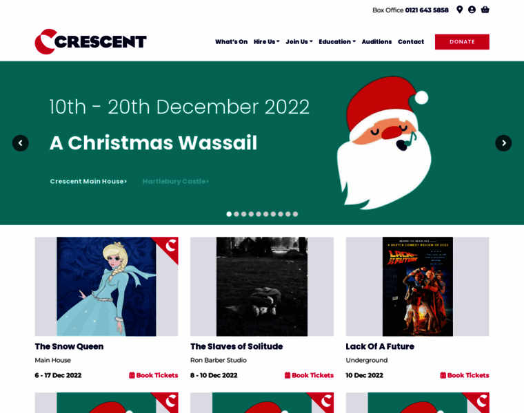 Crescent-theatre.co.uk thumbnail