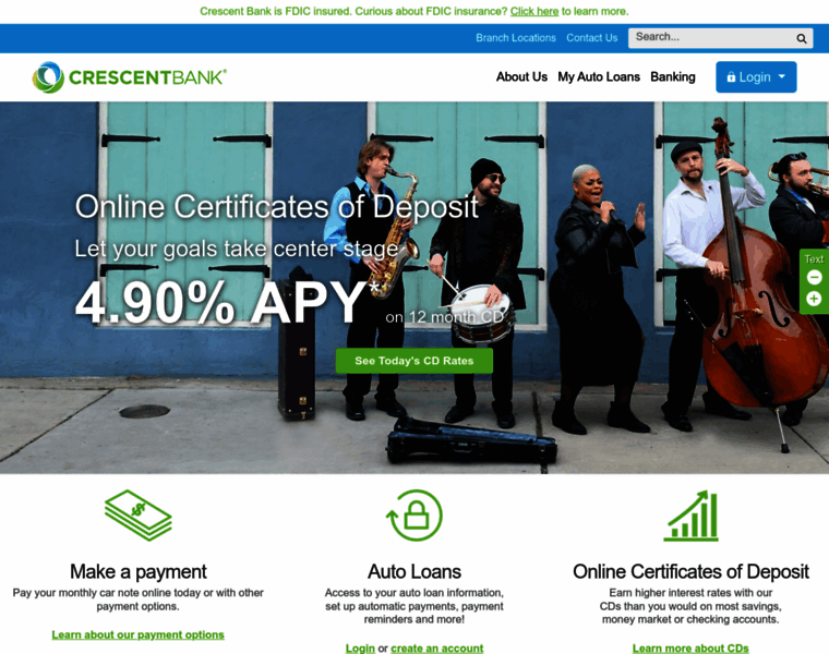 Crescentbank.com thumbnail