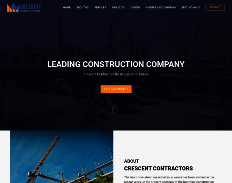 Crescentcontractors.com thumbnail