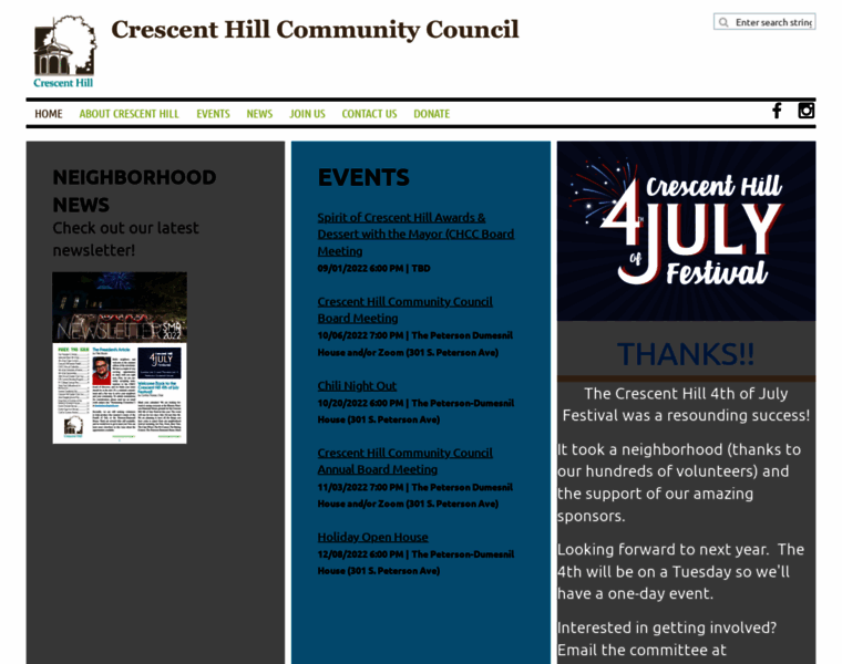 Crescenthill.us thumbnail