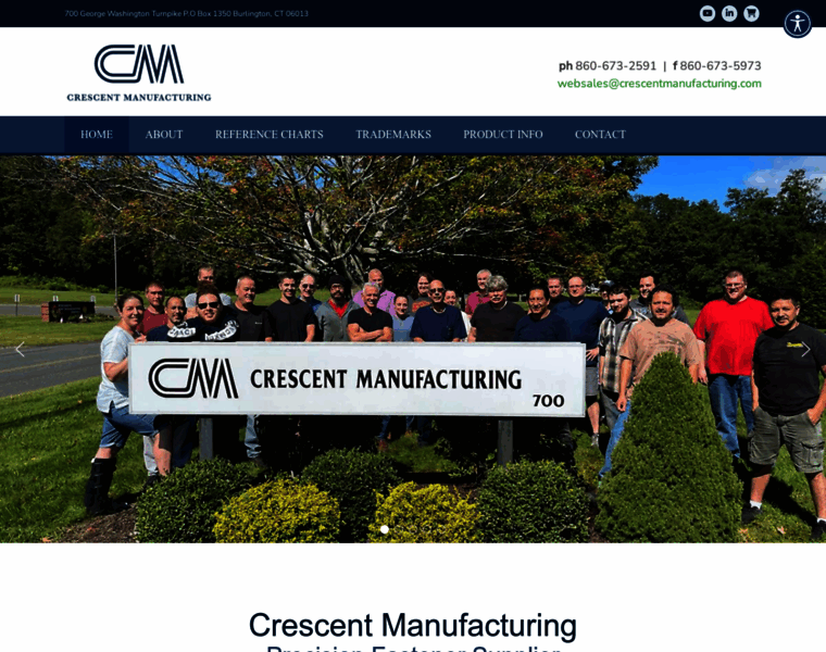 Crescentmanufacturing.com thumbnail