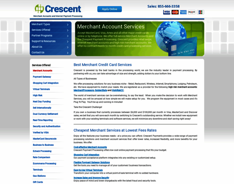 Crescentprocessing.com thumbnail