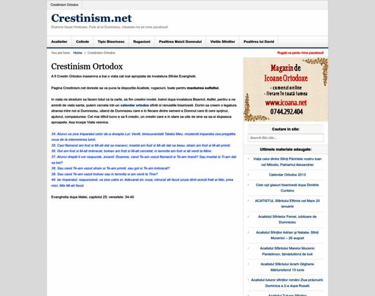 Crestinism.net thumbnail