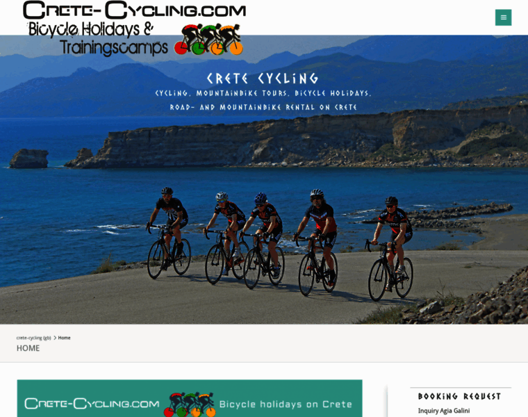 Crete-cycling.com thumbnail
