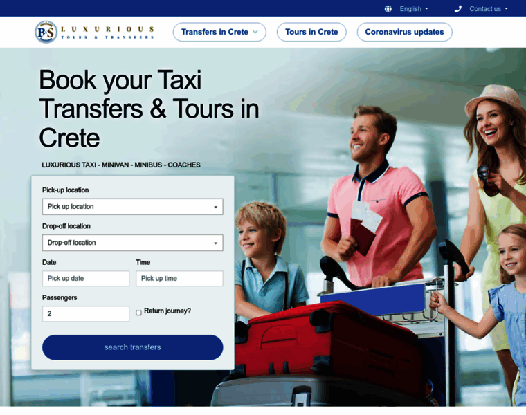 Crete-taxi-service.com thumbnail