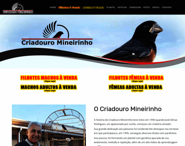 Criadouromineirinho.com.br thumbnail