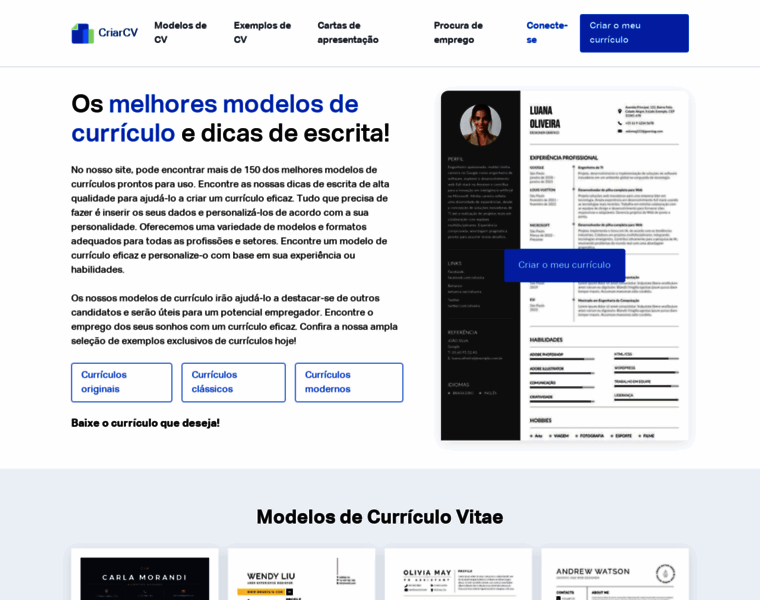 Criarcv.com thumbnail Criarcv.com thumbnail