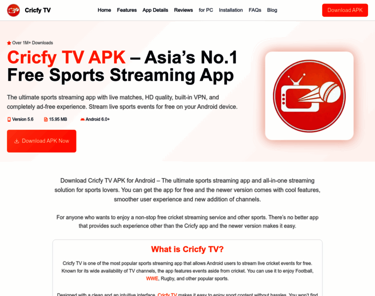 Cricfytv.to thumbnail