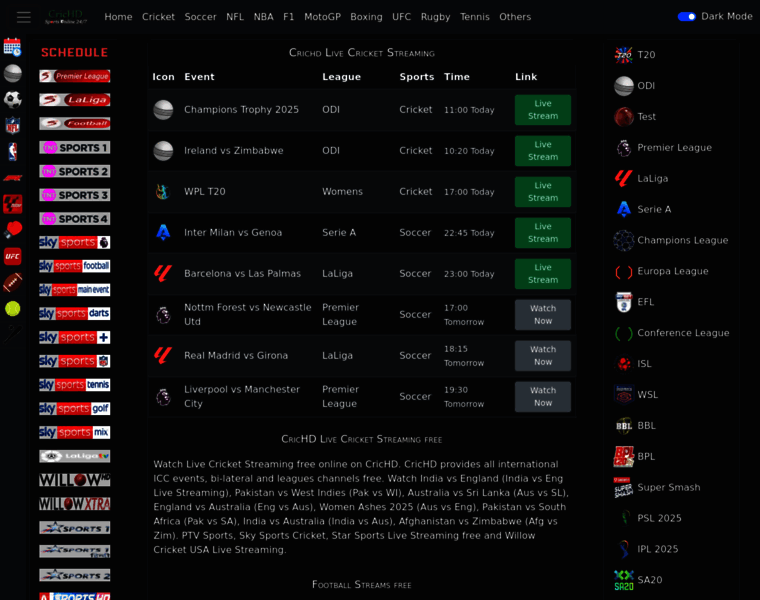 Crichd Live Crichdcom Live Cricket Streaming