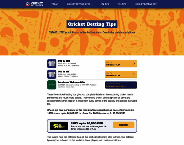 Cricket-betting-tips.com thumbnail