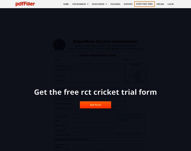 Cricket-team-registration-form.pdffiller.com thumbnail