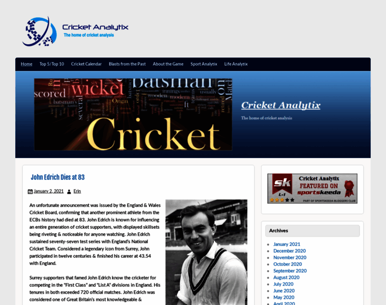 Cricketanalytix.com thumbnail Cricketanalytix.com thumbnail