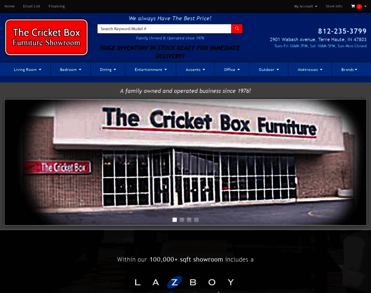 Cricketboxfurniture.com thumbnail