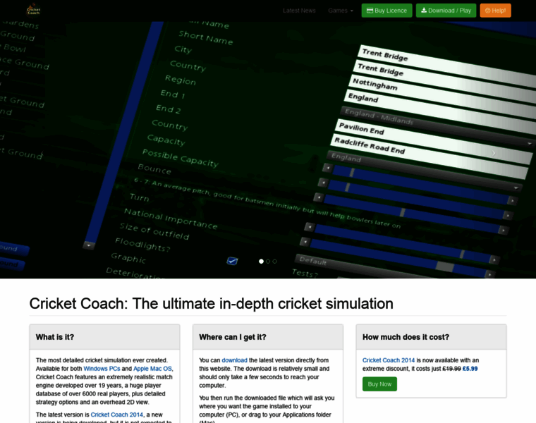 Cricketcoachgame.com thumbnail