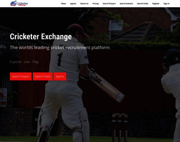 Cricketerexchange.com thumbnail