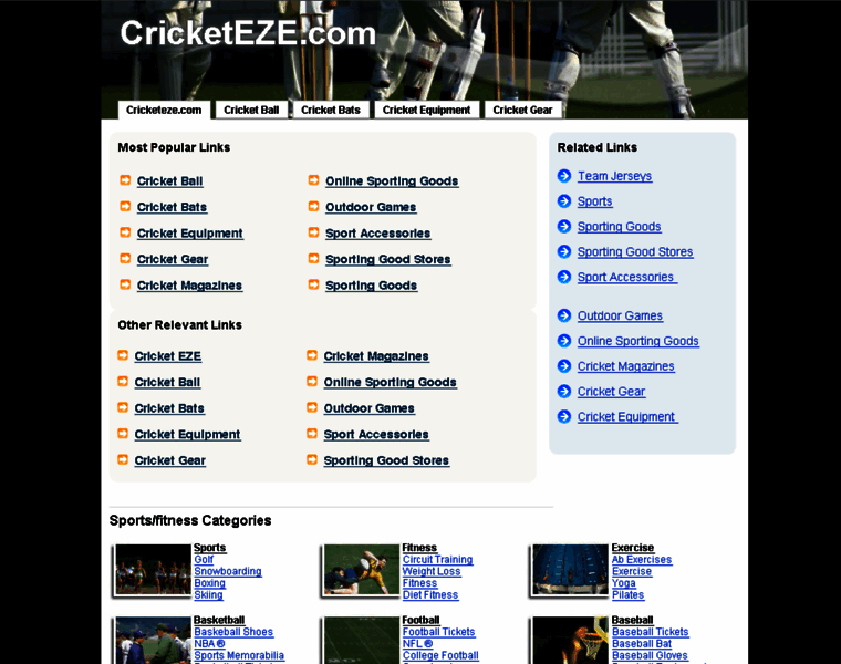 Cricketeze.com thumbnail