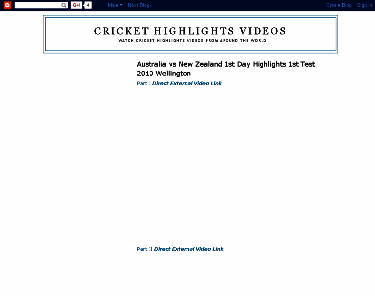 Cricketsbestvideos.blogspot.com thumbnail