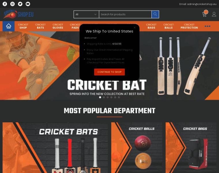 Cricketshop.eu thumbnail