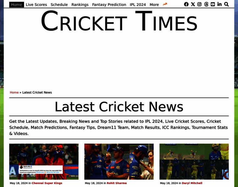 Crickettimes.com thumbnail