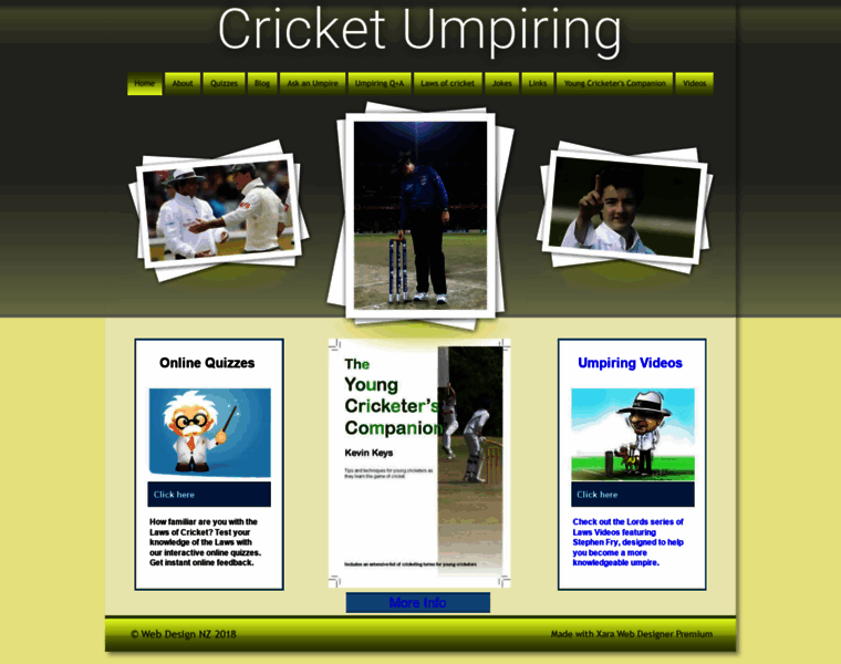 Cricketumpiring.com thumbnail