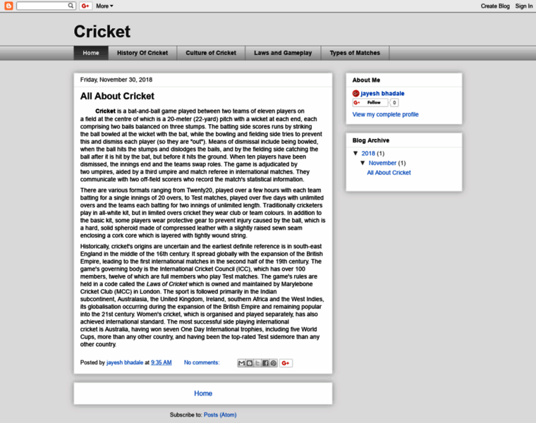 Cricketworld.online thumbnail