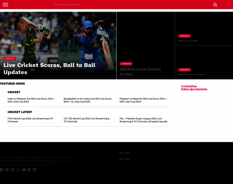 Cricketzine.com thumbnail