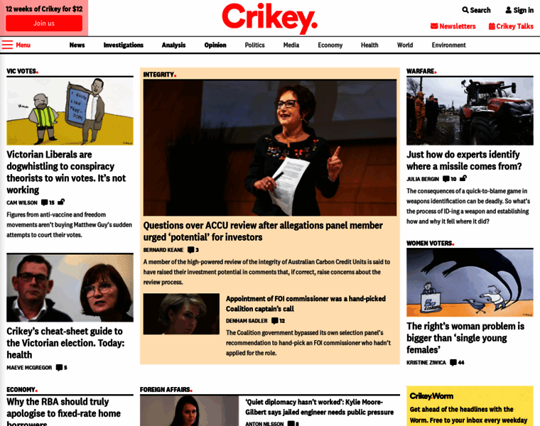 Crickey.com.au thumbnail