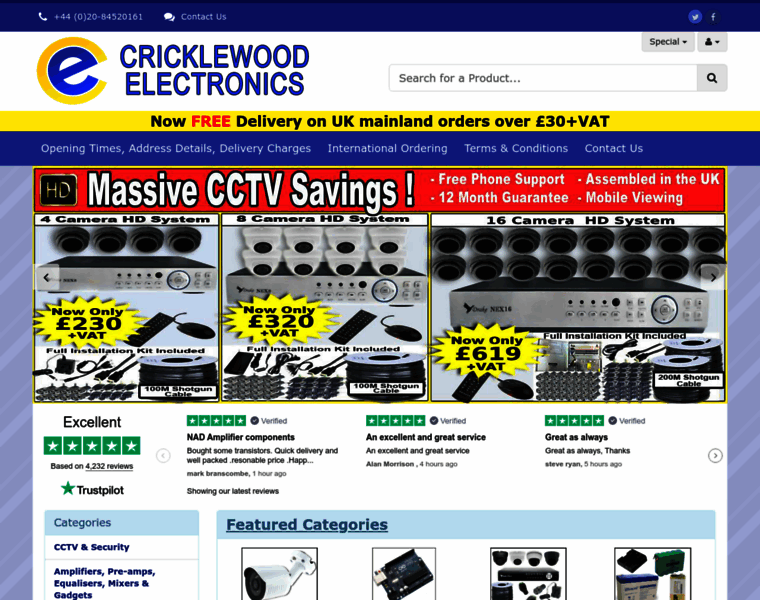 Cricklewoodelectronics.com thumbnail