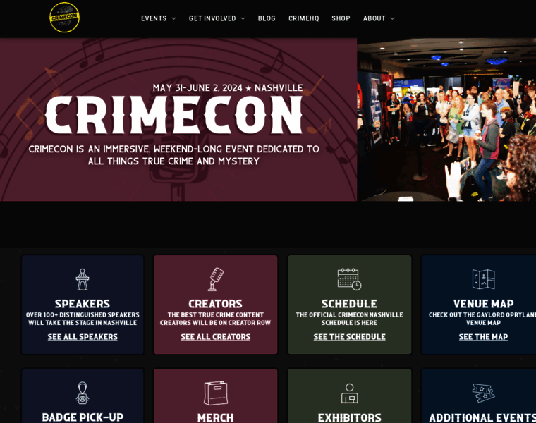 Crimecon.com thumbnail