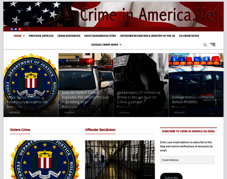 Crimeinamerica.net thumbnail