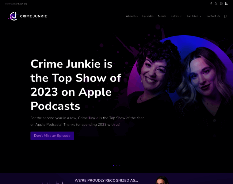Crimejunkiepodcast.com thumbnail