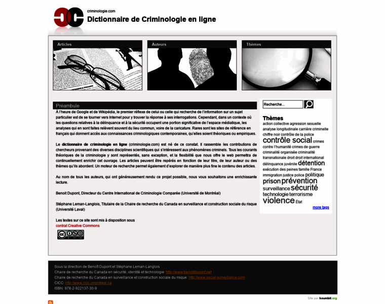 Criminologie.com thumbnail